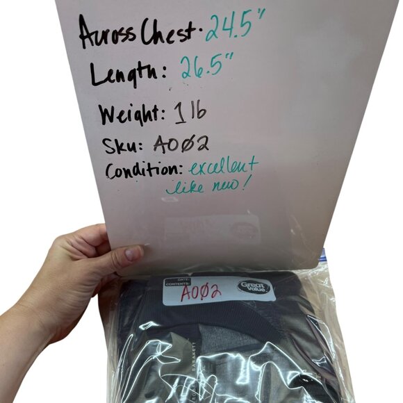 Robert Barakett Harrison Bomber Jacket Cotton Linen Blend Navy Blue Size XL - Picture 14 of 15